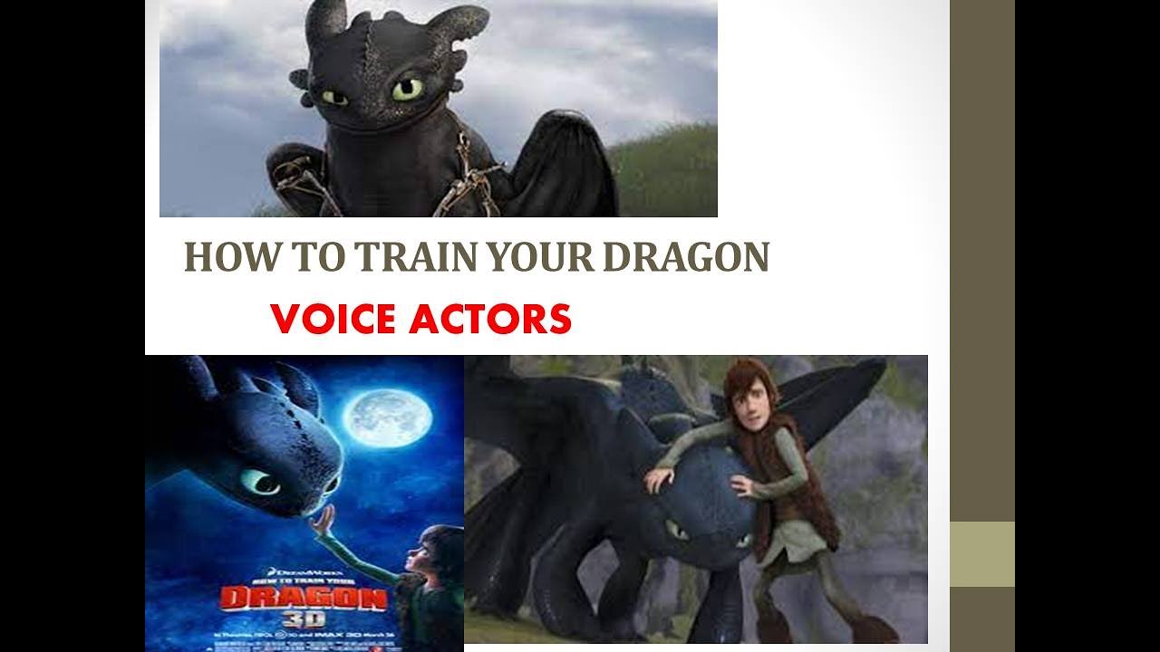 HOW TO TRAIN YOUR DRAGON VOICE ACTORS