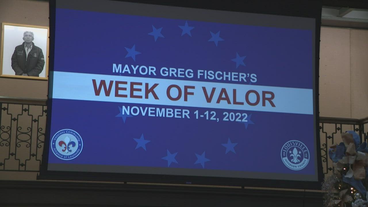 Louisville mayor, Veterans Community Alliance announce 'Week of Valor'