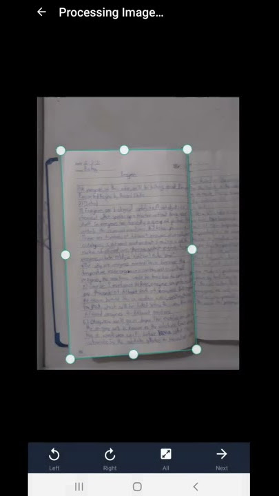 How to create and share a PDF through Camscanner