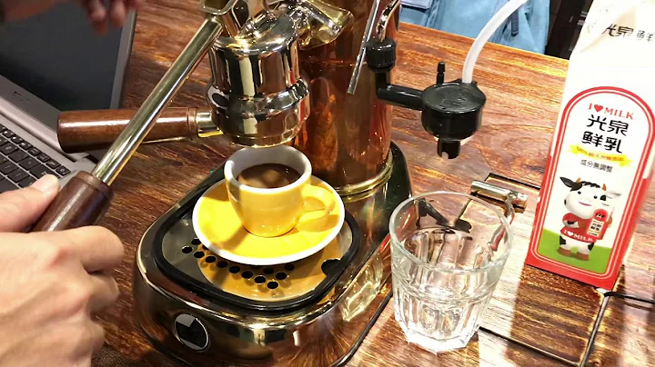 La Pavoni lever machine - auto-cappuccino