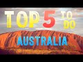Top 5 AUSTRALIA adventures to do!