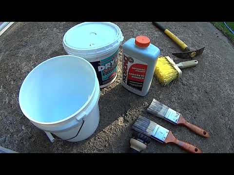 Concrete Crack  Repair , Resurface - DIY - Making a skateable surface using hydraulic cement