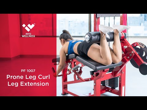 Legs Workout with PF 1007 Prone Leg Curl and Seated Leg Extension by Into Wellness/Realleader