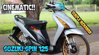 Cinematic Suzuki Spin Step Simple Modifikasi, Thailook Style