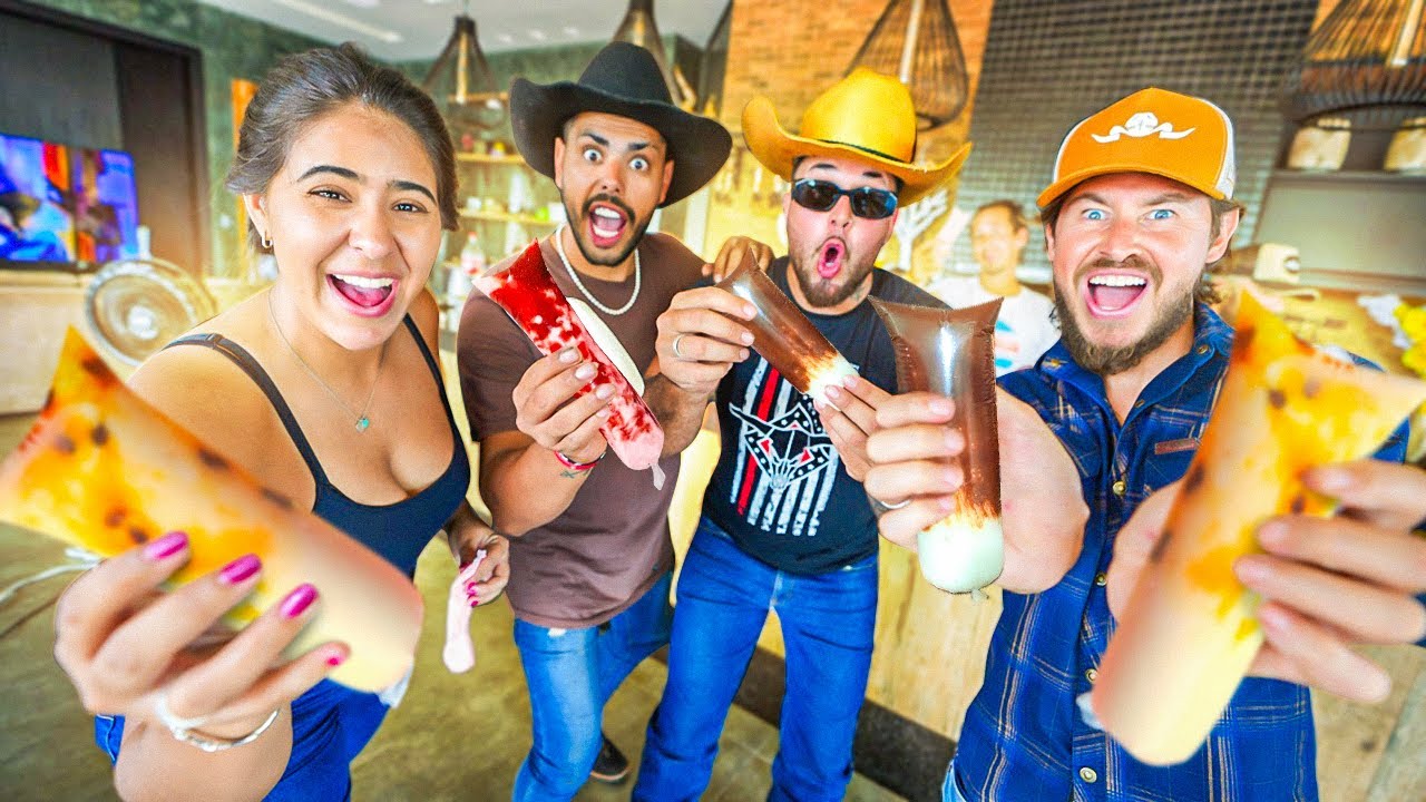 FIZ GELADINHO GOURMET PARA TODOS OS MEUS AMIGOS NA FAZENDA