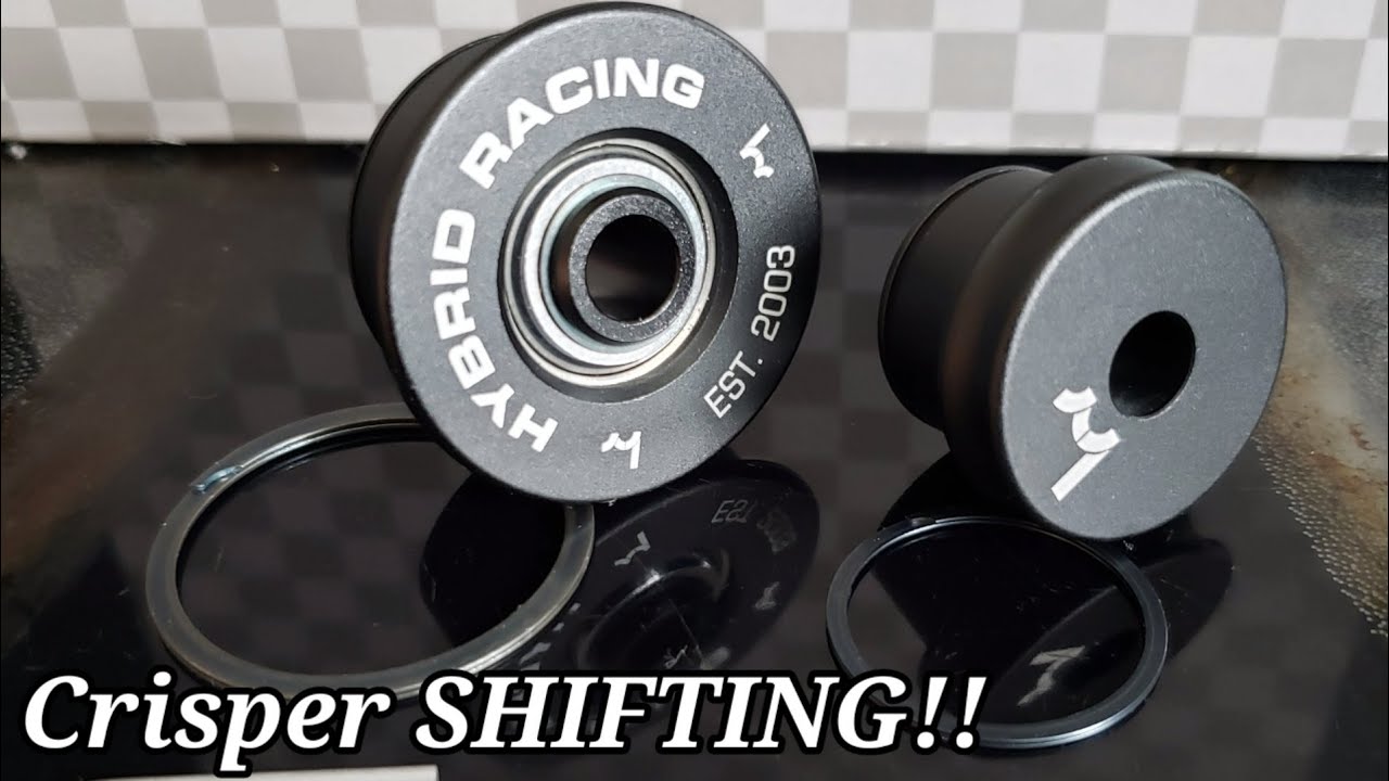 Installing HYBRID RACING Shifter Bushings On ACURA TL 6MT New TYPE S