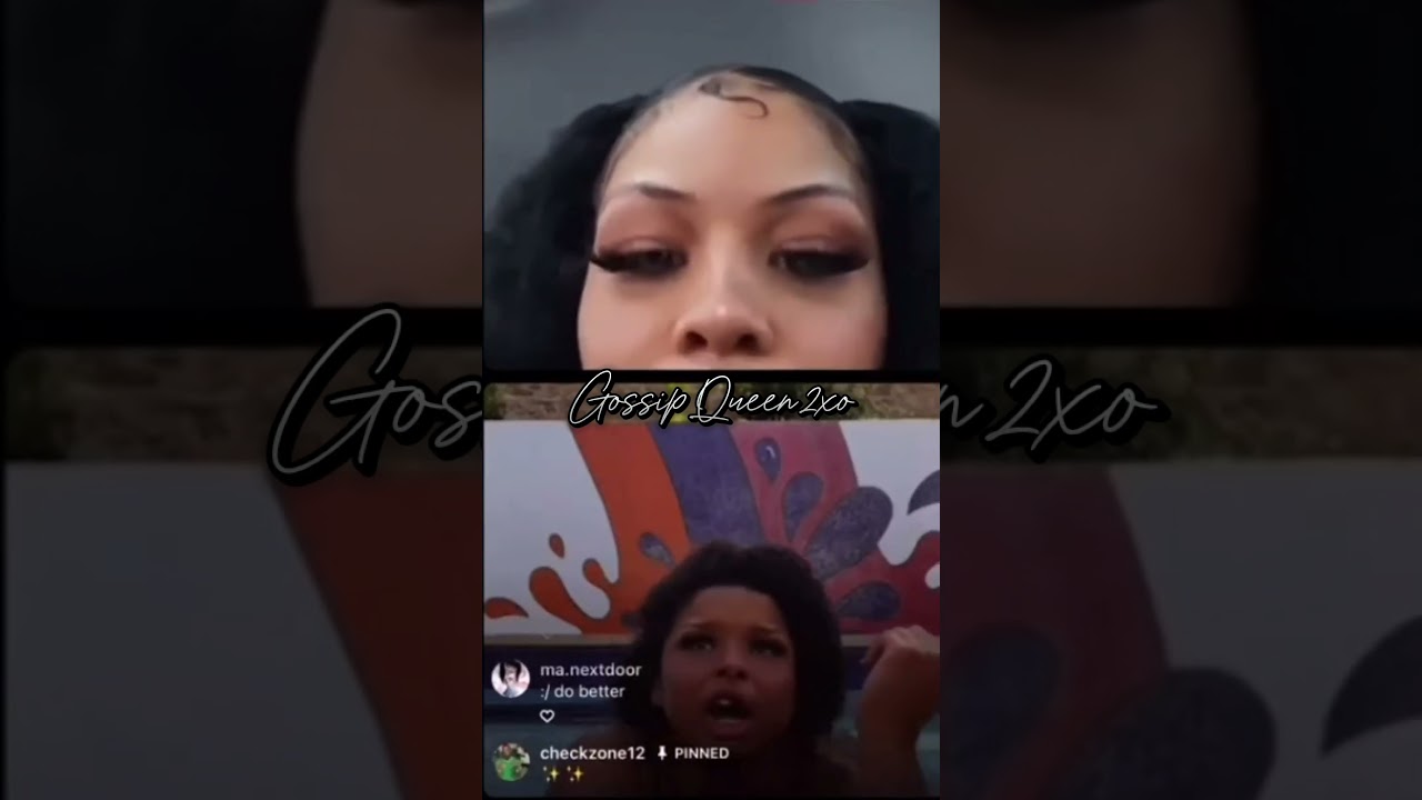 Chrisean cries on live because she misses her sister Tesehki -Old clip- #chriseanrock #baddies