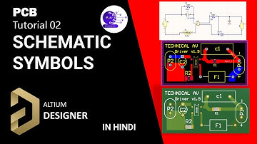 Part-02 Schematic Symbol, PCB Design Tutorial  For Beginners (Altium v20) In Hindi