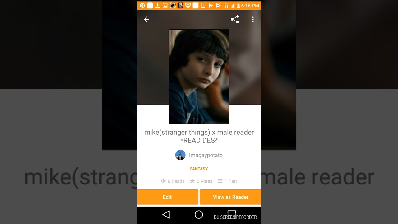 Mike x male reader(wattpad)