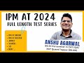 IPM AT 2024 Mock Test Series