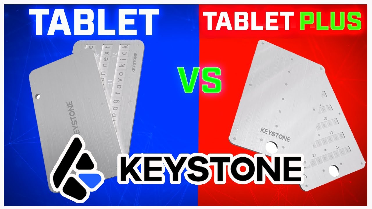 (НОВИНКА) Keystone Tablet против Keystone Tablet Plus | Какая металлическая подложка лучше?
