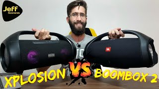 Pulse BOOMBOX XPLOSION 500W SP602 Vs JBL BOOMBOX 2 80W: Qual o Melhor custo benefício? (Comparativo)