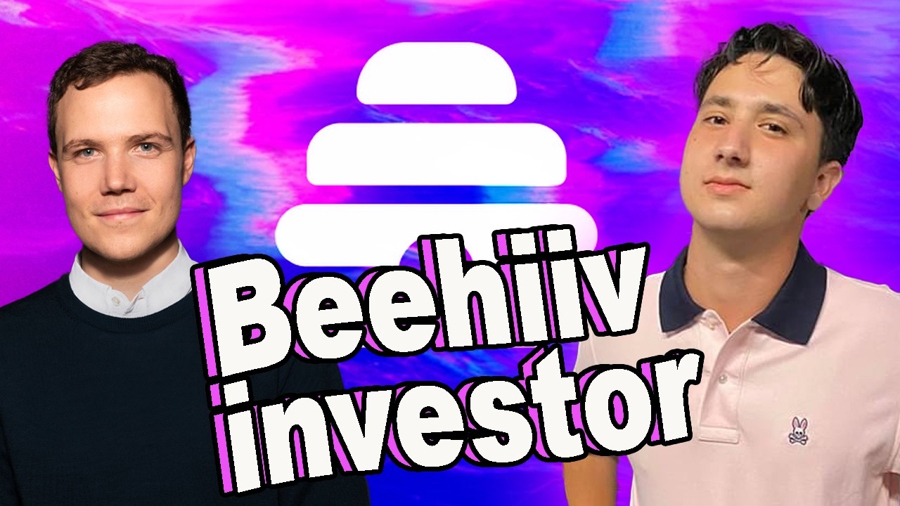 He runs a $20M VC fund for creator software (Beehiiv, ElevenLabs, and more)