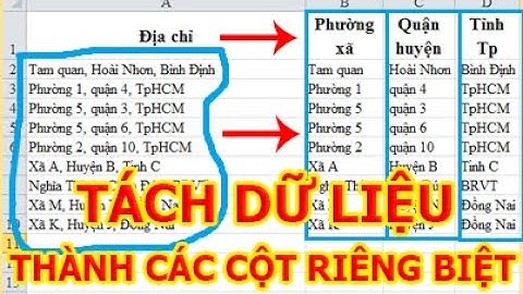 Tự học Excel: Kỹ thuật tách dữ liệu phức tạp thành các cột dữ liệu riêng lẻ.