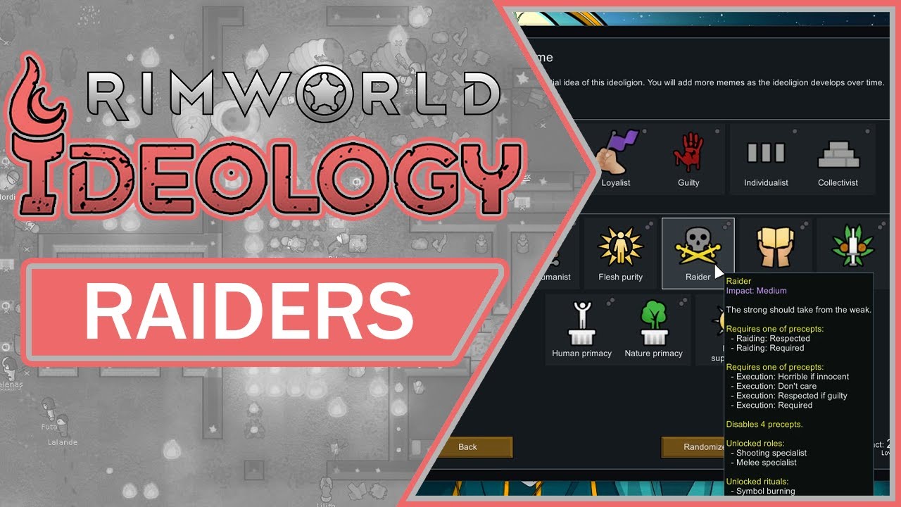 RAIDERS - FLUIDITY UPDATE - Rimworld: Ideology | Overview, Gameplay & Impressions (2021)