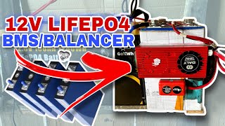 LEFEPO4 Solar Battery Assemble With BMS and Active Balancer