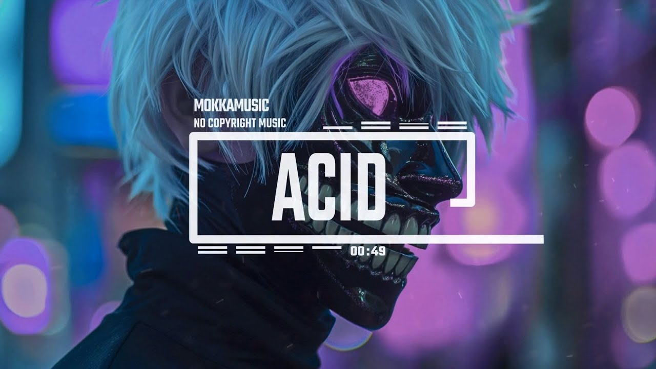 Techno Cyberpunk Aggressive Racing (No Copyright Music) by MokkaMusic / Acid