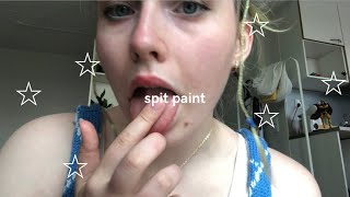 lofi asmr! [no talking] spit paint!