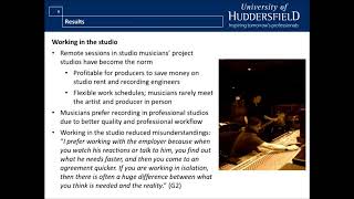 Jan Herbst: The work realities of professional studio musicians