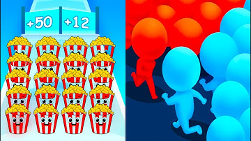 Food Run Vs Count Masters🥤🍗🍟 Walkthrough All New Max Update Mobile Gameplay TVB842