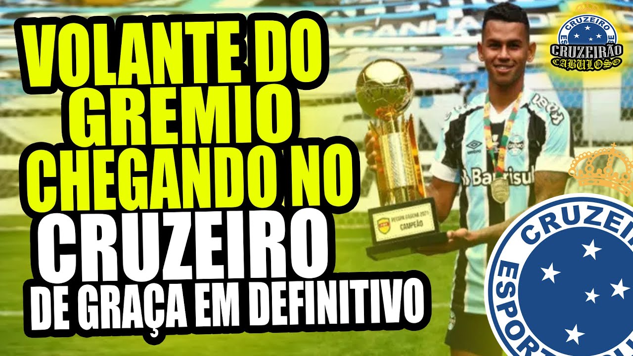 Volante ex-Grêmio é apresentado no Cruzeiro:honrado de vestir essa camisa  - 23/01/2020 - UOL Esporte