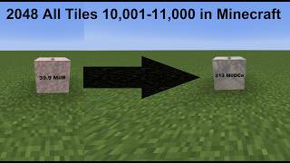 2048 All Tiles 10,001-11,000 in Minecraft screenshot 4