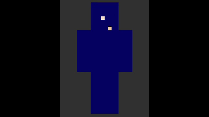 Minecraft skin materialisation
