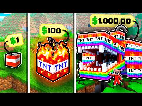 Minecraft But I Can Buy Custom TNT!