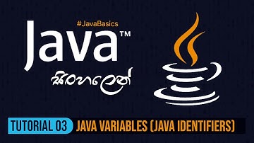 Java Sinhala | Tutorial 3 - Java Variables (Java Identifiers) | TechStreet