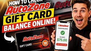 How to check AutoZone gift card balance online