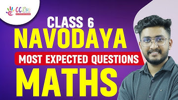 6th Navodaya Entrance Exam | Maths | Most Expected Questions