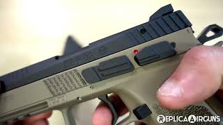 ASG CZ P-09 Threaded Barrel CO2 Blowback Airsoft Pistol Table Top Review ASG CZ P-09 Threaded Barrel CO2 Blowback Airsoft Pistol Table Top Review