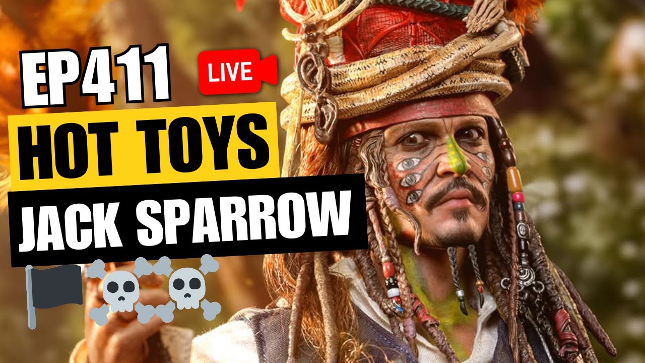 Hot Toys Jack Sparrow (Pirates of the Caribbean) 1/6 Figure Reveal & Breakdown | Episode 411