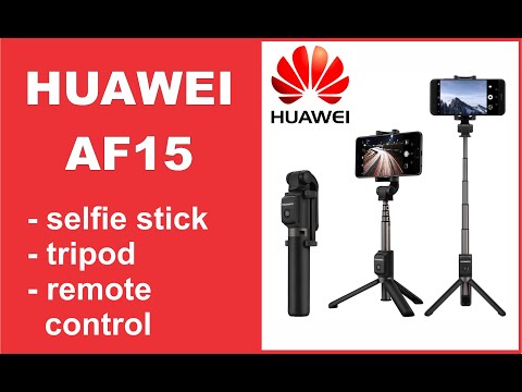 Huawei AF15 selfie stick with remote control - unboxing ! - YouTube