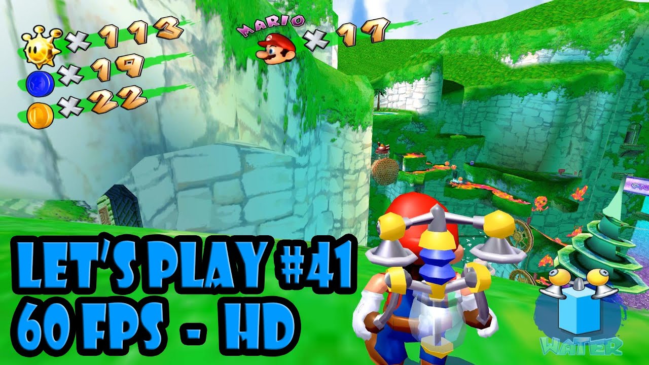 60 Fps Let S Play Super Mario Sunshine Part 41 Dolphin Hd Texture Pack 1080p Hd Gamecube Youtube