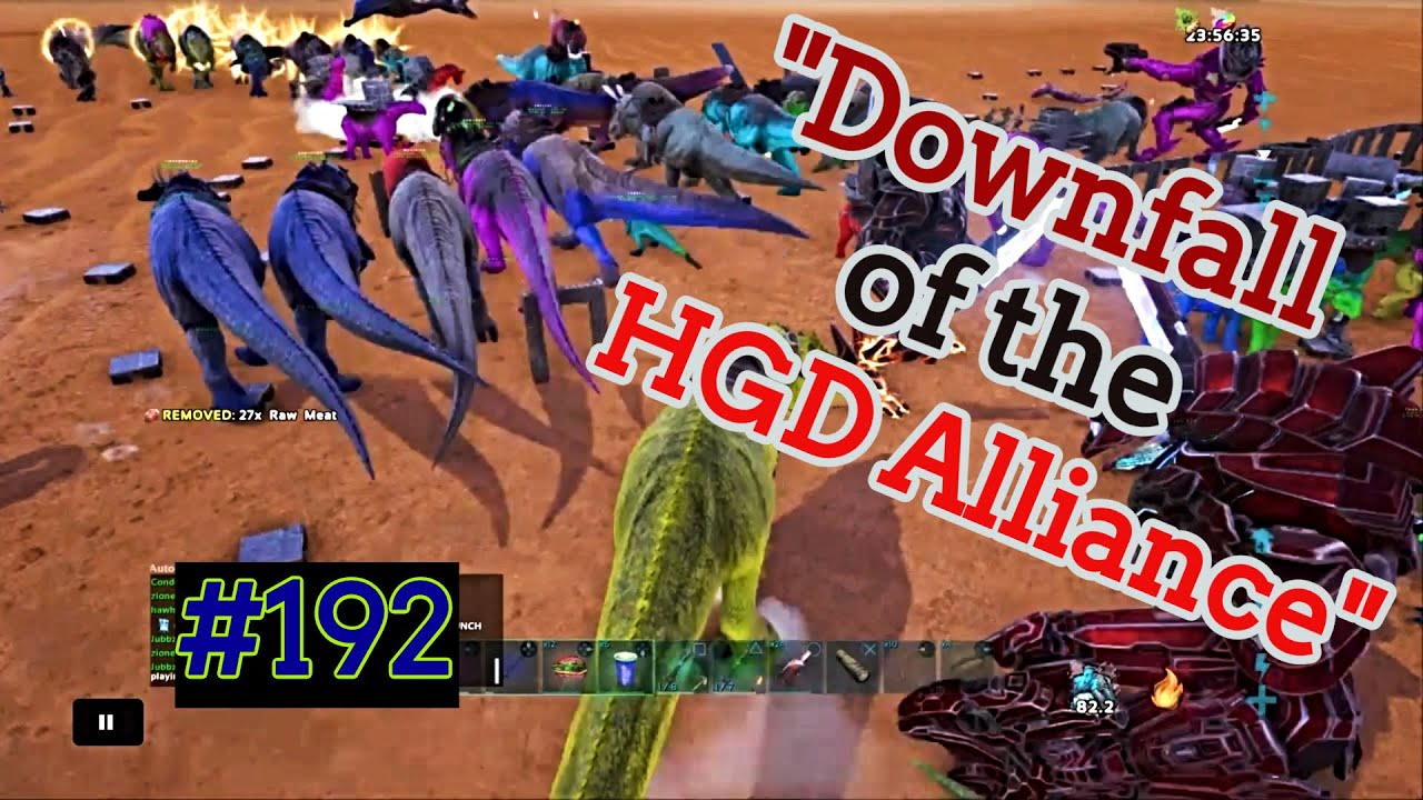 "The Downfall Of HGD Alliance" | EVBH vs HGD 192 | ARK Official PS4