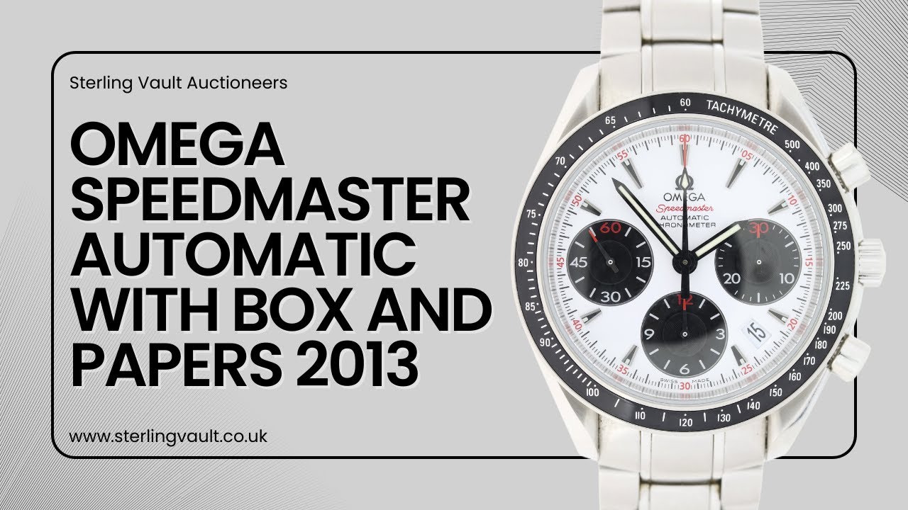 Omega Speedmaster Automatic 2013