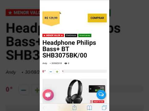 Headphone Philips Bass+ BT SHB3075BK/00