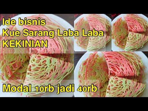 LANGKA BANGET !!! KUE JARING LABA LABA CUMAN RP 2.000 | DEPOK STREET FOOD #BikinNgiler. 