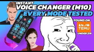 REAL TIME INSTANT VOICE CHANGER (M10) / KARAOKE SOUND CARD. Tested $15 or less at TEMU.@temu screenshot 4