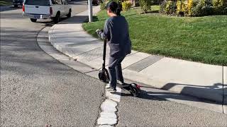 WOW! I Can't believe the power on this... Electric Scooter GoTrax Rival GXL V2 Over 300lbs at 15mph