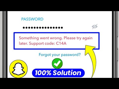 Snapchat - Fix Something Went Wrong Please Try Again Later Support Code ...