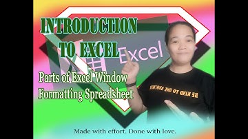 INTRODUCTION TO EXCEL - Tagalog Tutorial