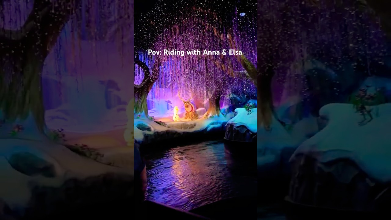 FROZEN EVER AFTER RIDE ❄️ Disneyland Hong Kong 