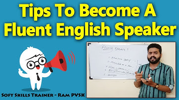 Tips To Become A Fluent English Speaker | Soft Skills Trainer Ram PVSK | PVR Info