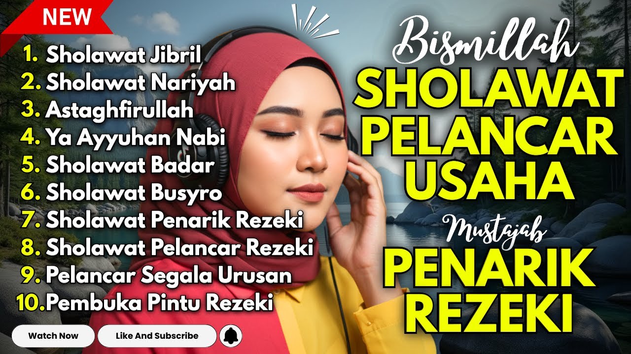 SHOLAWAT TERBARU 2025 | SHOLAWAT JIBRIL PENARIK REZEKI, BUSYRO, NARIYAH, SHOLAWAT NABI M