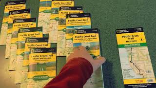 PCT Prep - National Geographic PCT Map Pack vs Halfmile Maps