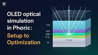 OLED Optical Simulation in Phazic: Setup to Optimization