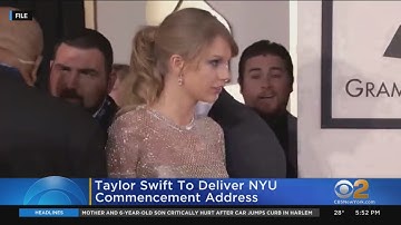 Taylor Swift to deliver NYU commencement address