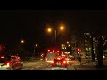 Driving Through Downtown at Night